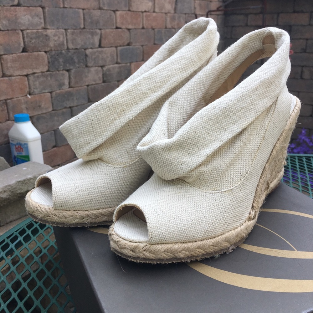Canvas espadrille wedge - Picture 3 of 5